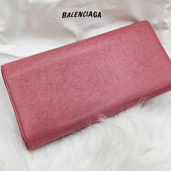 Balenciaga Light Pink Leather wallet - Picture 9 of 17